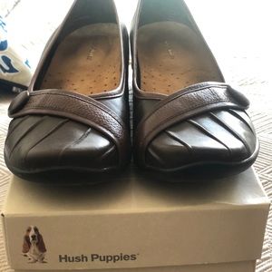 Hush Puppies Coffee Bean Leather loafers
